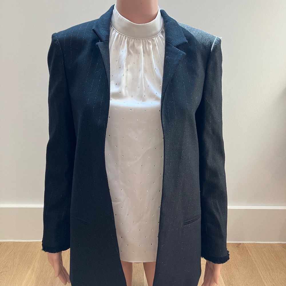 Zadig & Voltaire Wool Pinstripe Blazer